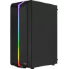 Aerocool Bionic V2 (PGS Bionic-G-BK-v2) κουτί υπολογιστή Midi Tower, ATX, RGB, ψημένο γυαλί, μαύρο