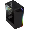 Aerocool Bionic V2 (PGS Bionic-G-BK-v2) κουτί υπολογιστή Midi Tower, ATX, RGB, ψημένο γυαλί, μαύρο