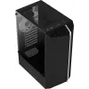 Aerocool Bionic V2 (PGS Bionic-G-BK-v2) κουτί υπολογιστή Midi Tower, ATX, RGB, ψημένο γυαλί, μαύρο