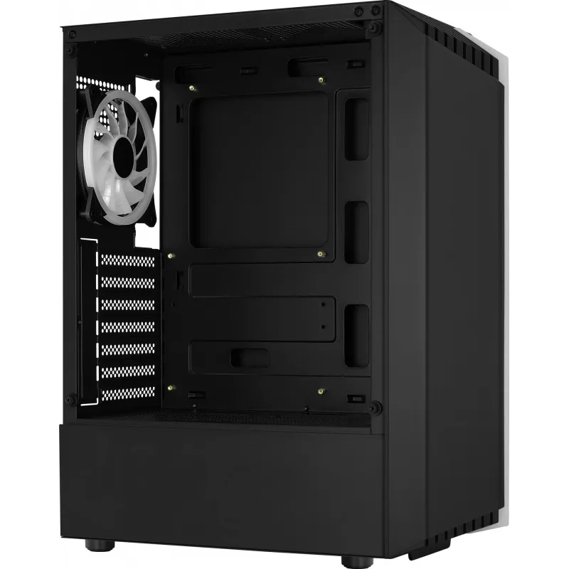 Aerocool Bionic V2 (PGS Bionic-G-BK-v2) κουτί υπολογιστή Midi Tower, ATX, RGB, ψημένο γυαλί, μαύρο