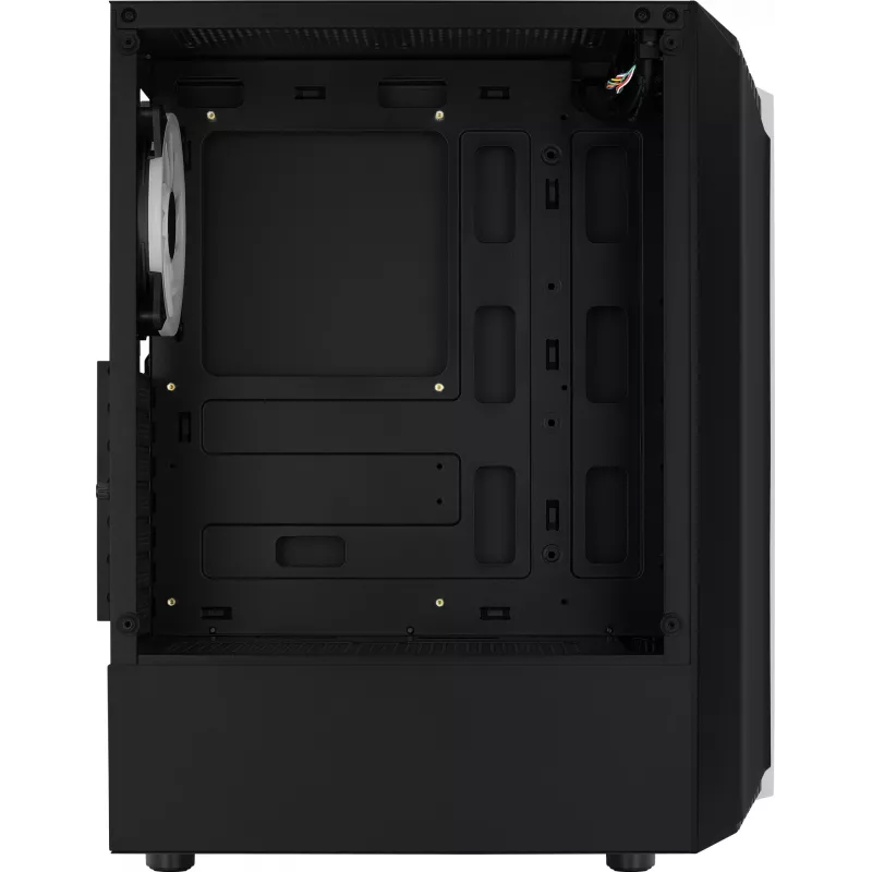 Aerocool Bionic V2 (PGS Bionic-G-BK-v2) κουτί υπολογιστή Midi Tower, ATX, RGB, ψημένο γυαλί, μαύρο