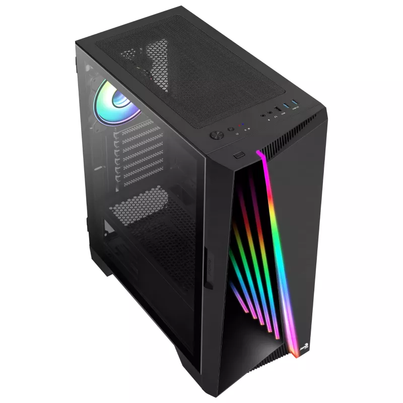 Aerocool MIRAGEBK κουτί υπολογιστή ανεμιστήρας ARGB 12 cm