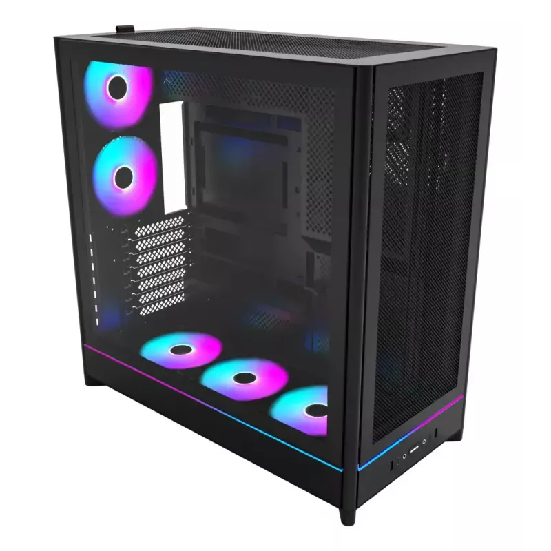 Κουτί PC Montech HS01 PRO Midi Tower μαύρο