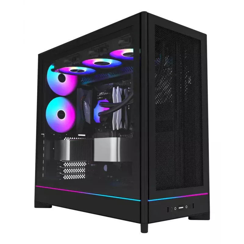 Κουτί PC Montech HS01 PRO Midi Tower μαύρο