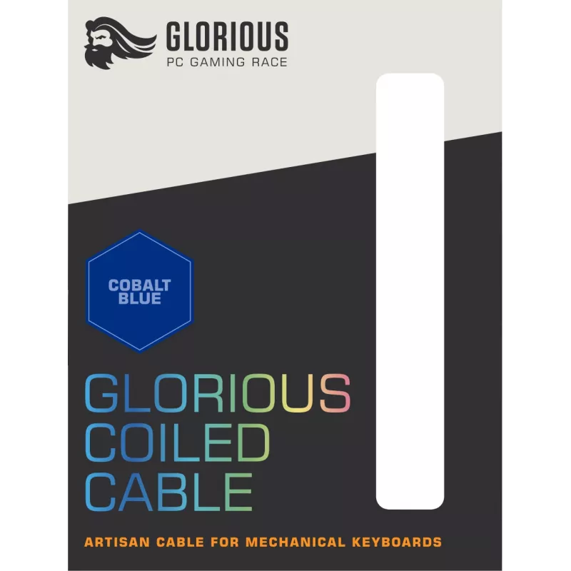 Glorious Gaming Coiled Μπλε 1,37 m