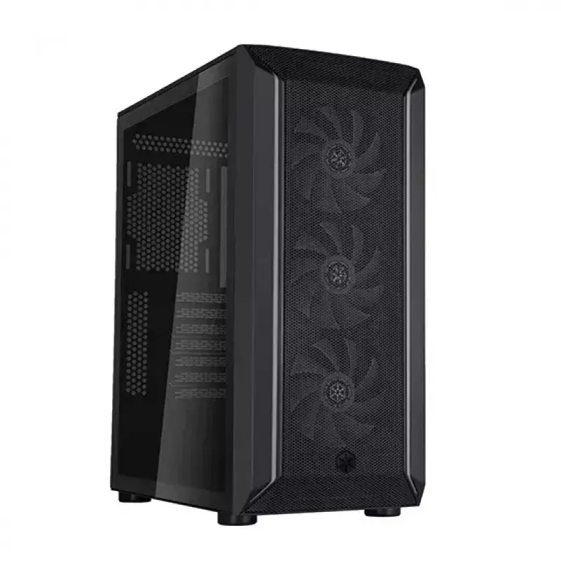 Silverstone FARA 511Z Midi Tower Κουτί PC Μαύρο