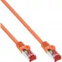 InLine Καλώδιο Patch S/FTP PiMF Cat.6 250MHz PVC Χαλκός Πορτοκαλί 2m