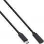 Καλώδιο επέκτασης USB 3.2 Gen.1x2 InLine 35772 2m USB-C Βύσμα αρσενικό/Υποδοχή θηλυκή μαύρο