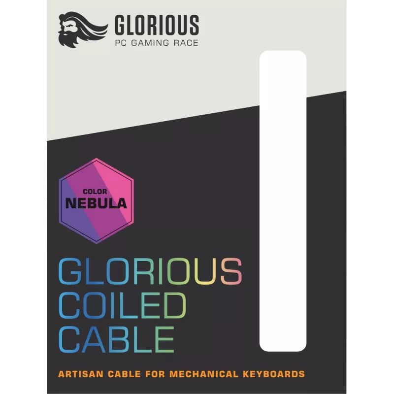 Glorious Gaming Coiled Μωβ 1.37 m