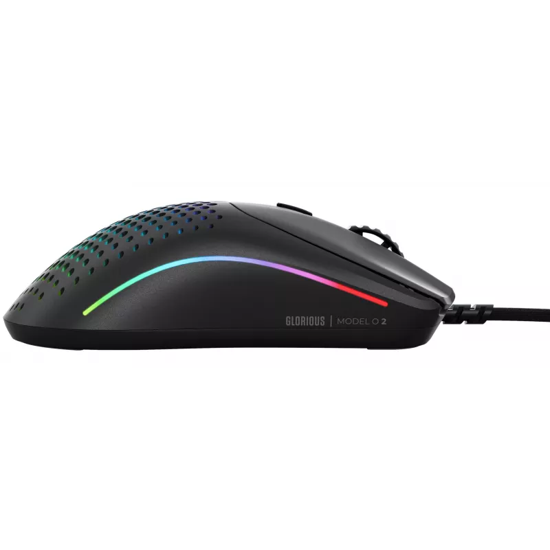 Glorious Gaming Glorious Model O Wired 2 - μαύρο ματ, δεξιόχειρες, οπτικό, USB Type-A, 26000 DPI, 1 ms, μαύρο