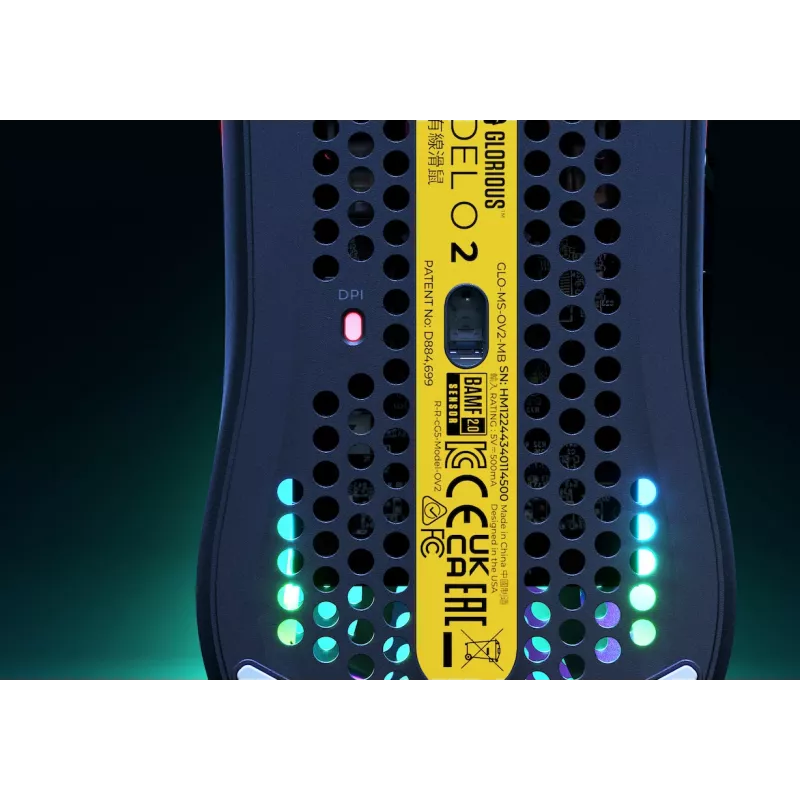 Glorious Gaming Glorious Model O Wired 2 - μαύρο ματ, δεξιόχειρες, οπτικό, USB Type-A, 26000 DPI, 1 ms, μαύρο