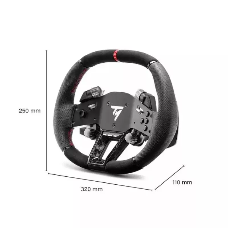 Thrustmaster Hypercar Wheel Add-On μαύρο, ασημί τιμόνι PC, PlayStation 4, PlayStation 5, Xbox, Xbox One