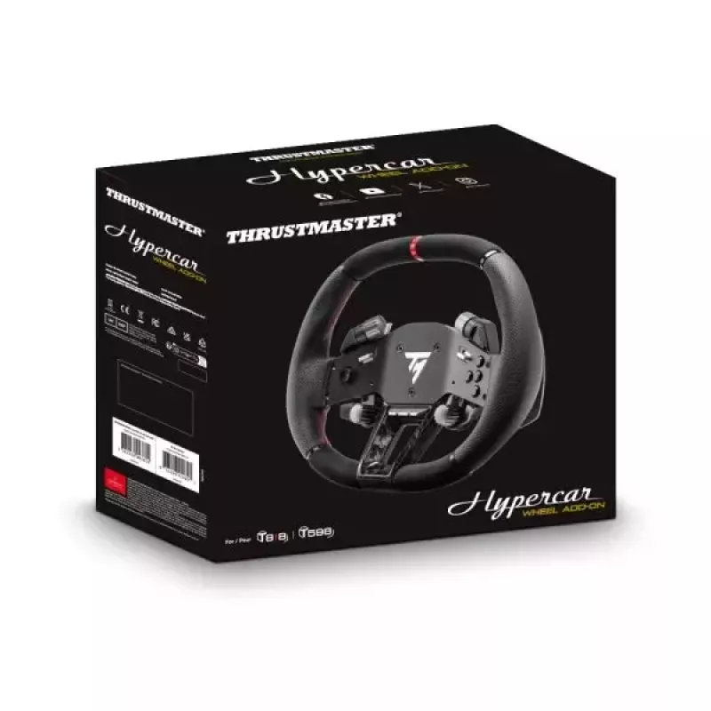 Thrustmaster Hypercar Wheel Add-On μαύρο, ασημί τιμόνι PC, PlayStation 4, PlayStation 5, Xbox, Xbox One
