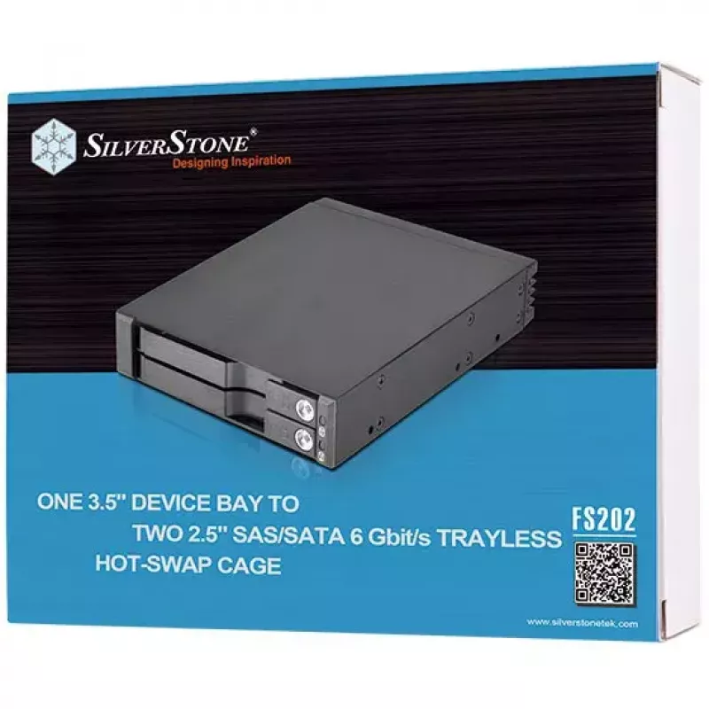 Κάλυμμα μονάδας δίσκου Silverstone SST-FS202B Μαύρο