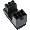 InLine εσωτερικός τροφοδοτικός αντάπτορας 180° ATX 6-Pin αρσενικό σε θηλυκό μαύρο 26636F