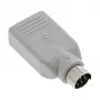 InLine αντάπτορας USB USB A θηλυκό / PS/2 αρσενικό, PS/2 αρσενικό, USB A, μπεζ