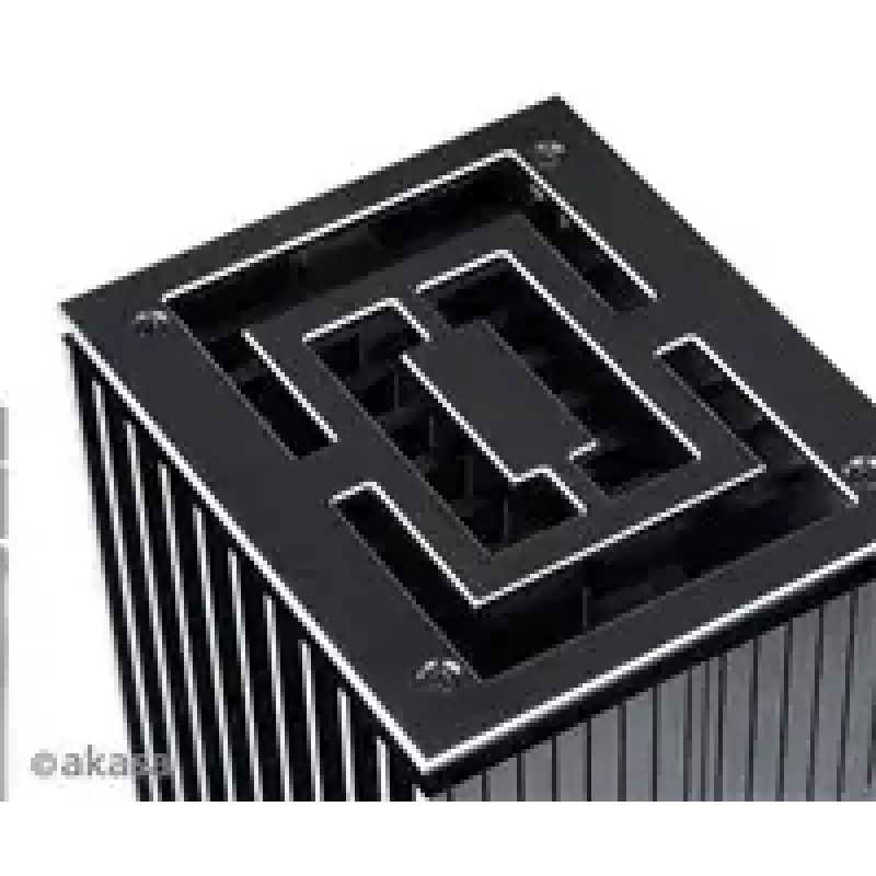 Κουτί υπολογιστή Akasa A-NUC45-M1B Mini-ITX Μαύρο