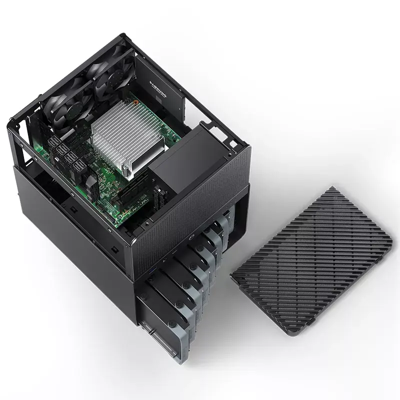 Κουτί υπολογιστή Jonsbo N3 Mini Tower Μαύρο