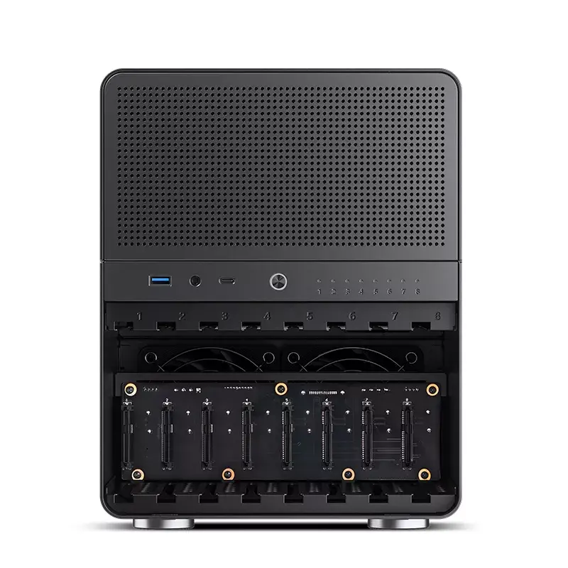 Κουτί υπολογιστή Jonsbo N3 Mini Tower Μαύρο