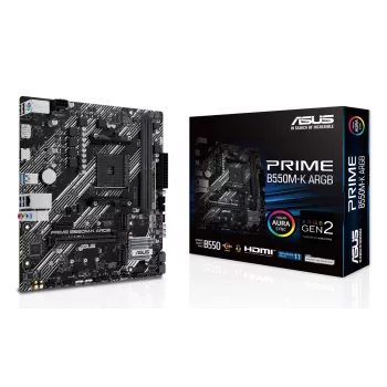 ASUS PRIME B550M-K ARGB AMD B550 Socket AM4 micro ATX