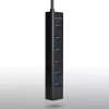 Axagon HUE-SA7BP 7x USB 3.0 ALU LADEHUB μαύρο με τροφοδοτικό