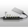 Axagon HUE-SA7BP 7x USB 3.0 ALU LADEHUB μαύρο με τροφοδοτικό