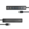 Axagon HUE-SA7BP 7x USB 3.0 ALU LADEHUB μαύρο με τροφοδοτικό