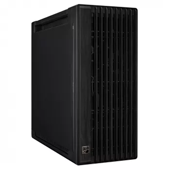 ASUS ProArt PA602 Wood Edition κουτί υπολογιστή Midi Tower, E-ATX, κάρτα γραφικών έως 450 mm, ψύκτρα CPU έως 190 mm, 4 × 3,5" + 4 × 2,5" θέσεις, USB-C, μαύρο