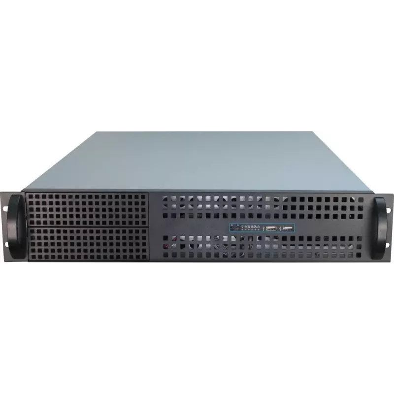 Κουτί server Inter-Tech 2U-2129N Rack μαύρο, ασημί