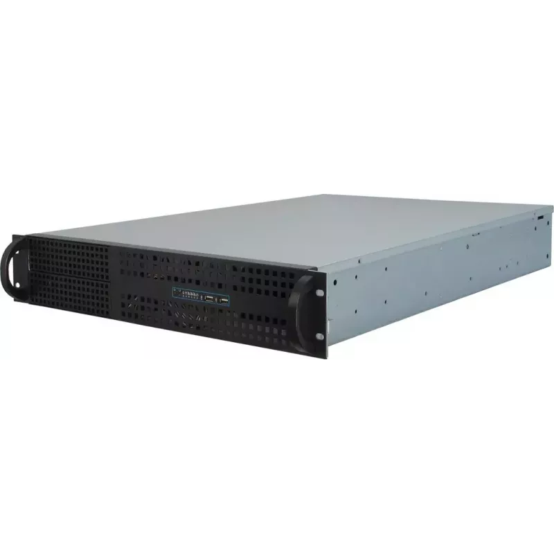 Κουτί server Inter-Tech 2U-2129N Rack μαύρο, ασημί