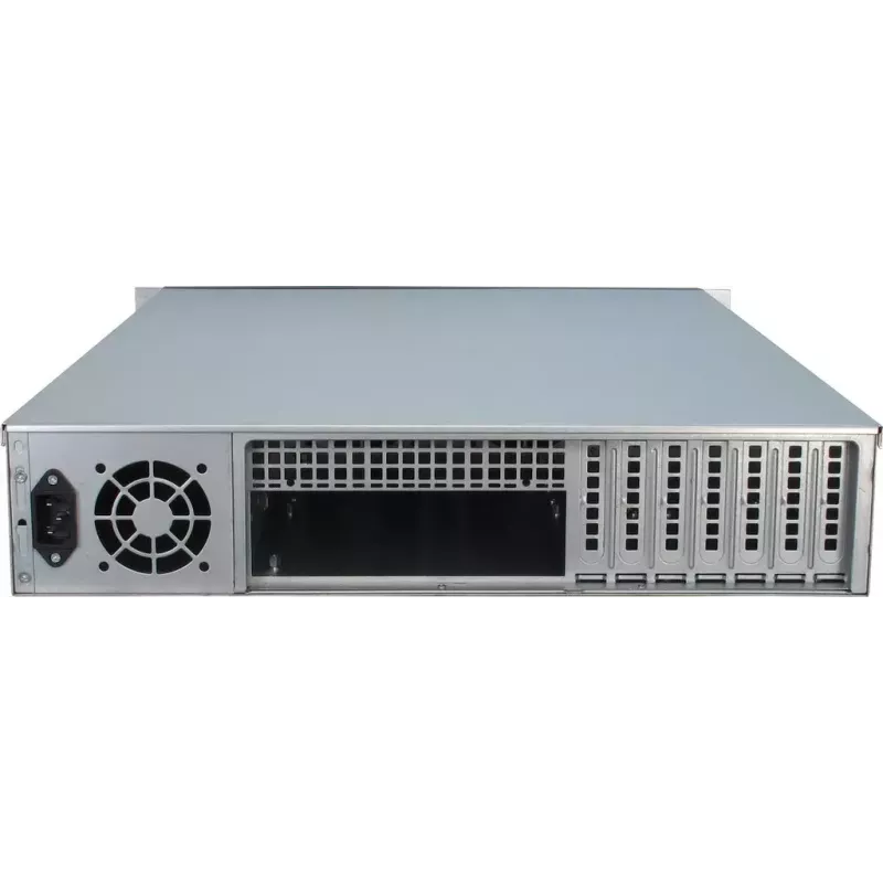 Κουτί server Inter-Tech 2U-2129N Rack μαύρο, ασημί