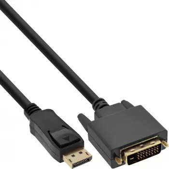 Καλώδιο μετατροπέα InLine DisplayPort σε DVI, μαύρο, 2 m
