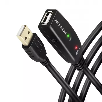 Καλώδιο επέκτασης/επαναλήπτη ενεργό Axagon ADR-215 USB 2.0 A-M -> A-F 15 m