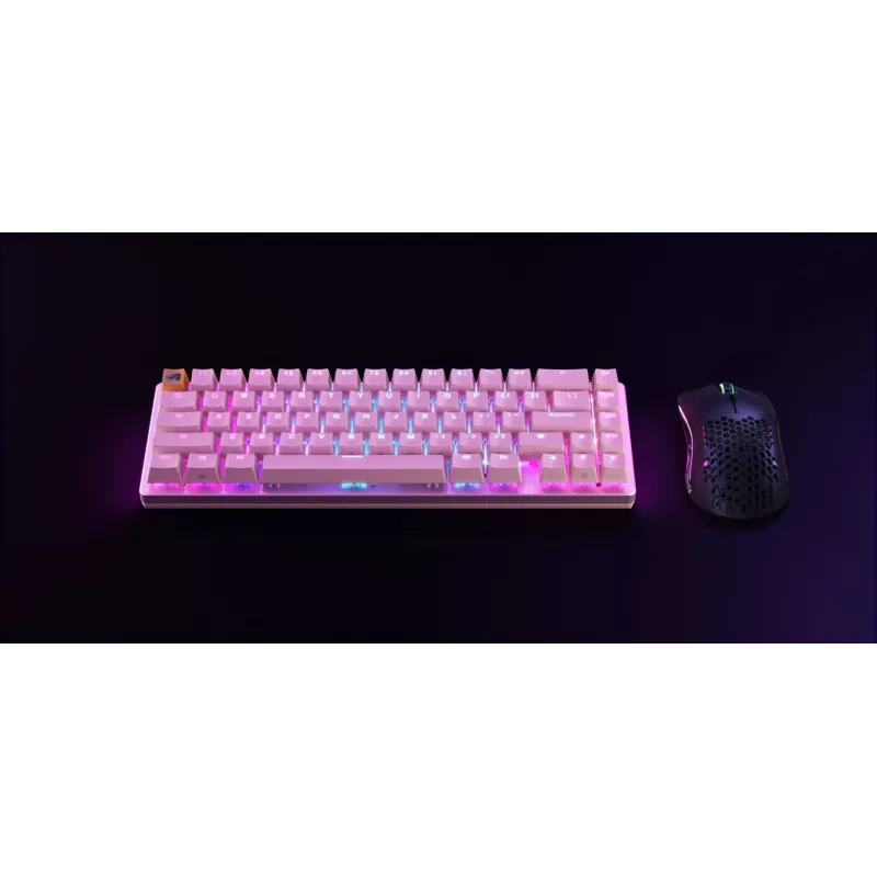 Πληκτρολόγιο Glorious Gaming GMMK 2 USB US International ροζ
