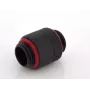 Bitspower BP-CBRG ευθύς προσαρμογέας G1/4 αρσενικό σε G1/4 αρσενικό, περιστρεφόμενος, μαύρο carbon