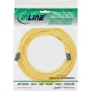 InLine Καλώδιο Patch S/FTP PiMF Cat.6A χωρίς αλογόνα 500MHz κίτρινο 5m