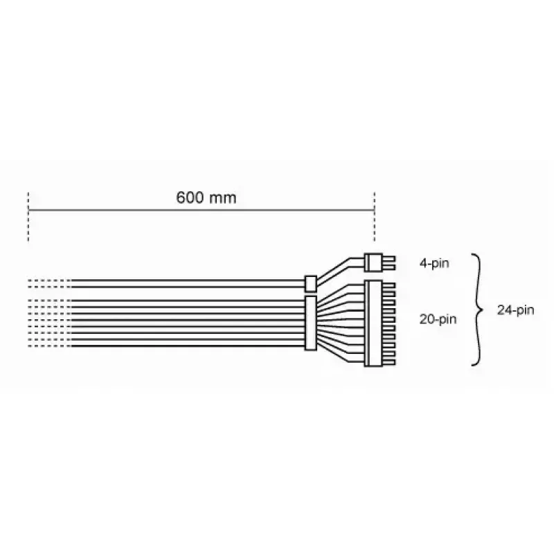 Καλώδιο be quiet! CB-6620 0,61 m
