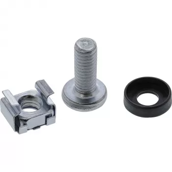 InLine Σετ παξιμαδιών κλωβού M6 20 παξιμάδια κλωβού + 20 ροδέλες + 20 βίδες