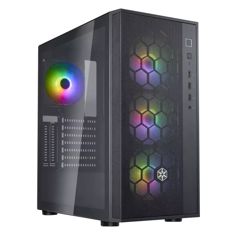 Θήκη υπολογιστή Silverstone FARA R1 Midi Tower Μαύρο