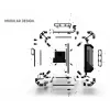 Κουτί PC Alphacool Apex Pro Skeleton Full Tower μαύρο