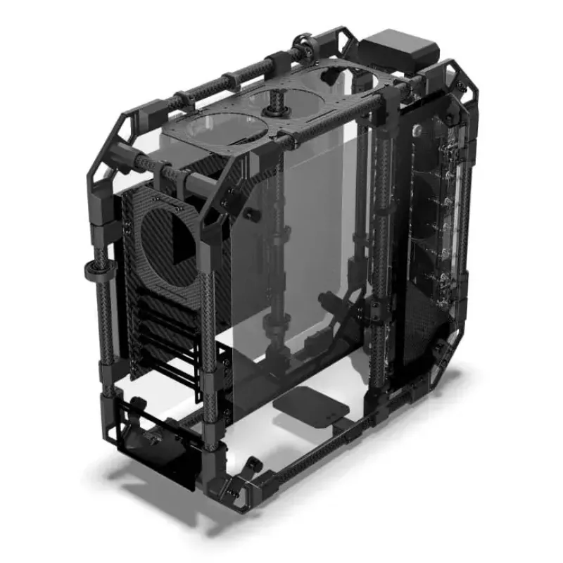 Κουτί PC Alphacool Apex Pro Skeleton Full Tower μαύρο