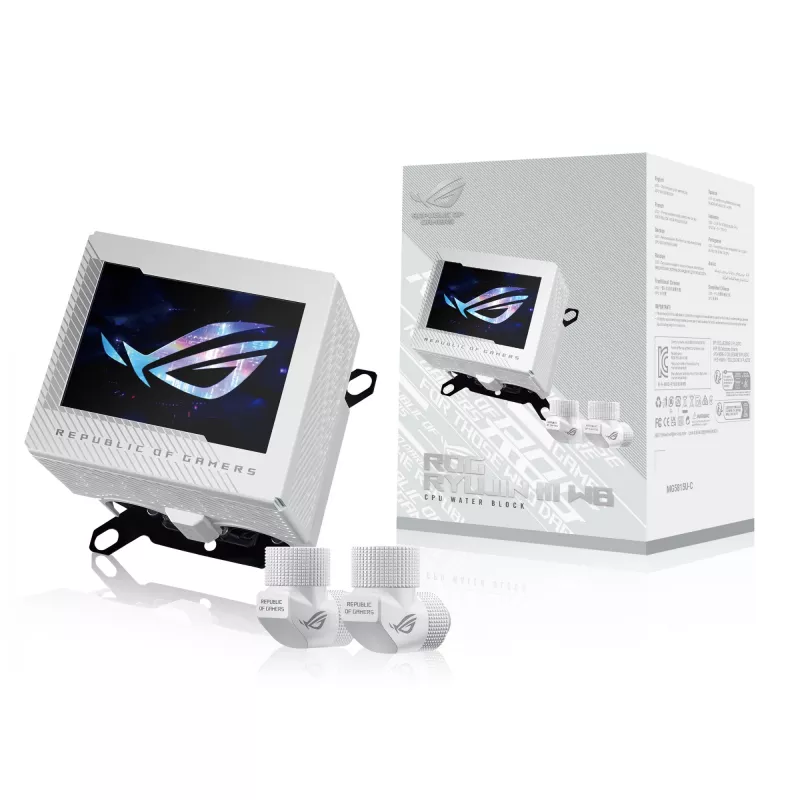 ASUS ROG RYUJIN III WB White Edition μπλοκ νερού
