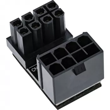 InLine Εσωτερικός Αντάπτορας Τροφοδοσίας 180° ATX 8-Pin Βύσμα Υποδοχή Μαύρο 26638E
