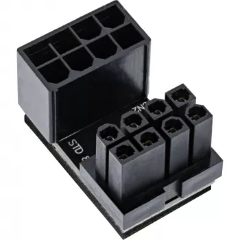 InLine Εσωτερικός Αντάπτορας Τροφοδοσίας 180° ATX 8-Pin Βύσμα Υποδοχή Μαύρο 26638E
