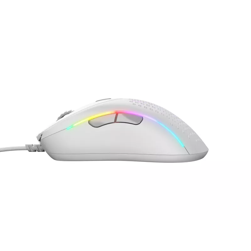 Glorious Gaming Glorious Model D 2 Wired - Ματ Λευκό, Δεξιόχειρας, Οπτικό, USB Type-A, 26000 DPI, Λευκό