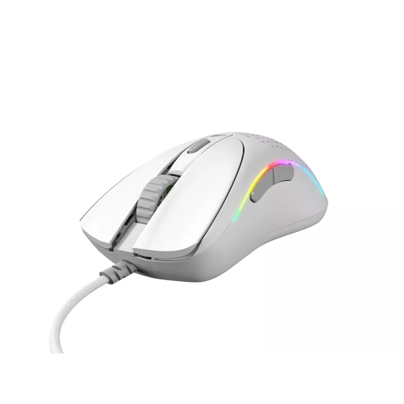 Glorious Gaming Glorious Model D 2 Wired - Ματ Λευκό, Δεξιόχειρας, Οπτικό, USB Type-A, 26000 DPI, Λευκό
