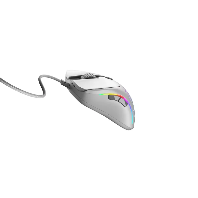 Glorious Gaming Glorious Model D 2 Wired - Ματ Λευκό, Δεξιόχειρας, Οπτικό, USB Type-A, 26000 DPI, Λευκό