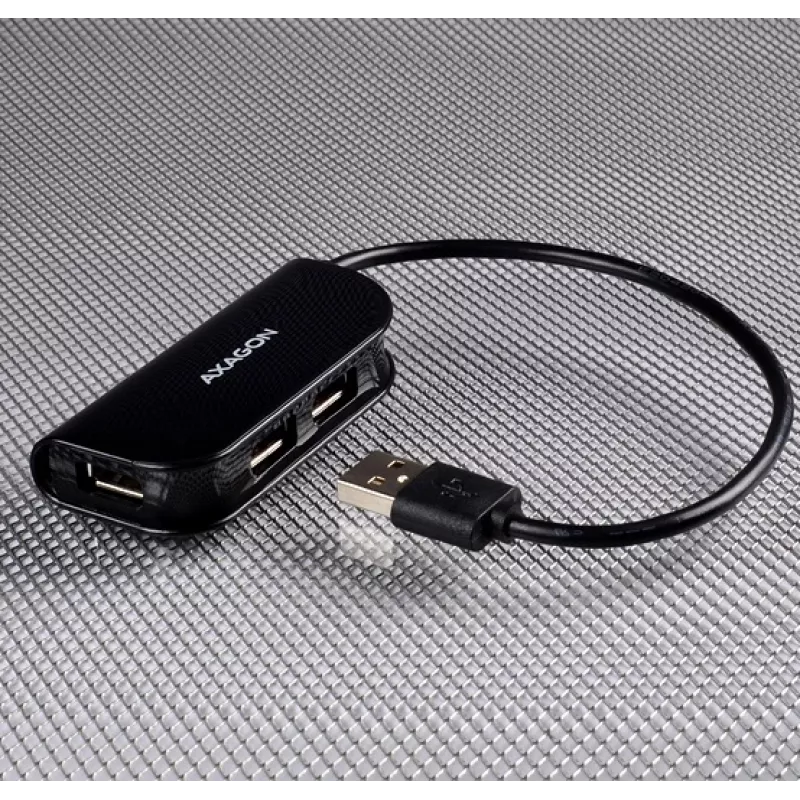 Axagon HUE-X4B Hub Διεπαφών USB 2.0 480 Mbit/s Μαύρο