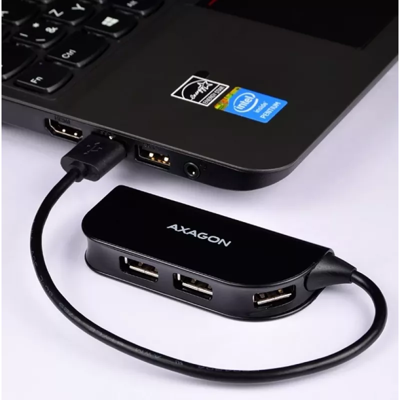 Axagon HUE-X4B Hub Διεπαφών USB 2.0 480 Mbit/s Μαύρο