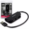 Axagon HUE-X4B Hub Διεπαφών USB 2.0 480 Mbit/s Μαύρο